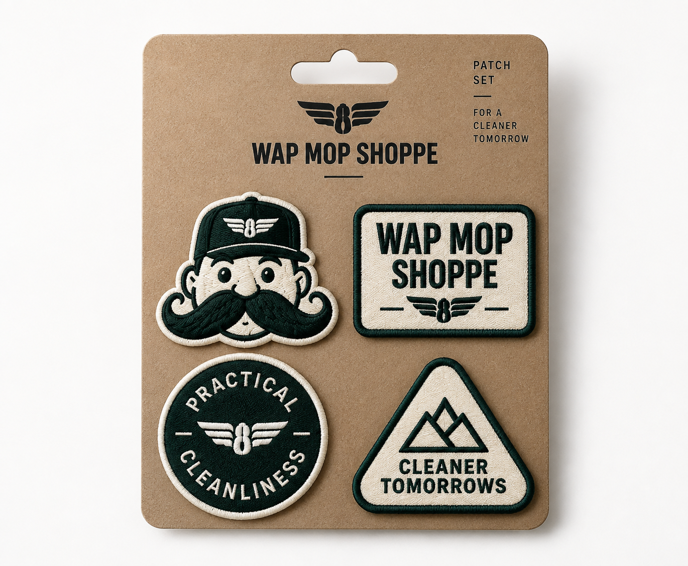 WAP MOP SHOPPE Institute Patch Set